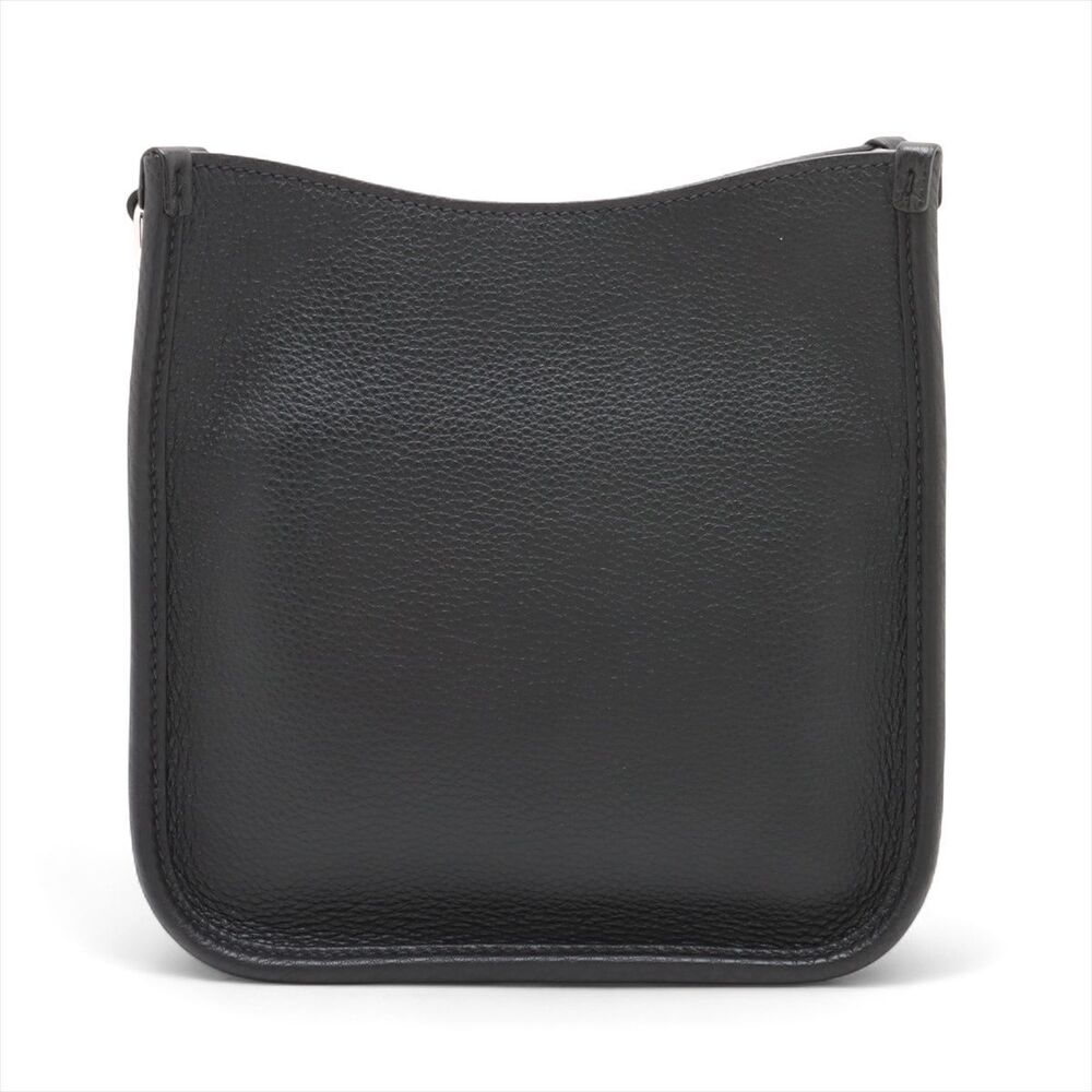 Prada Vitello Black Bag Soft Leather Shoulder Dino